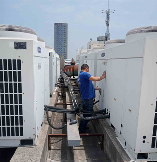 深泽中央空调制热和不制冷系统维修方法